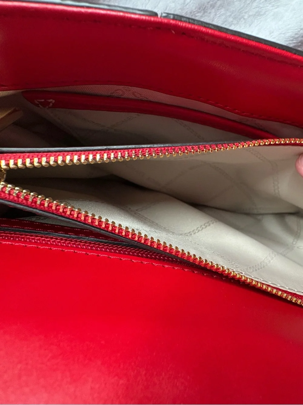 Michael Kors bold red